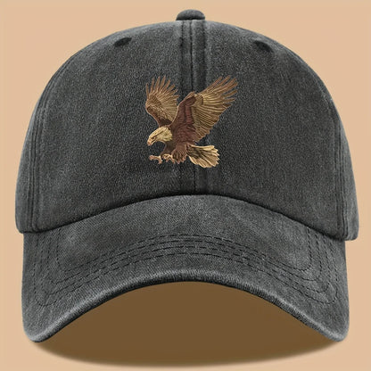 Eagle Print Adjustable Outdoor Vacation Baseball Cap