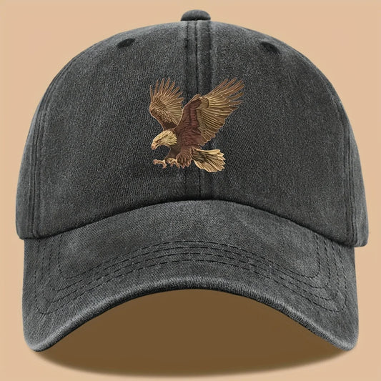 Eagle Print Adjustable Outdoor Vacation Baseball Cap