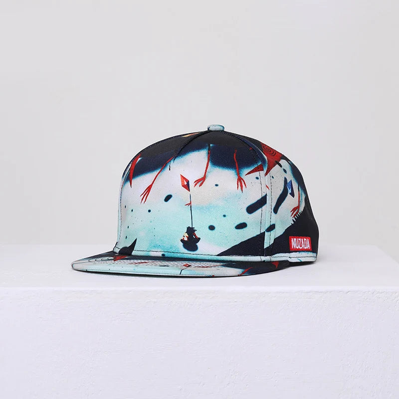Unisex Graffiti Print Hip-Hop Cap