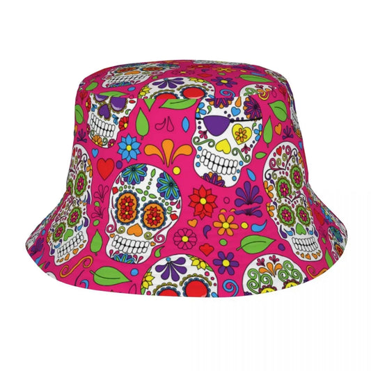 Day Of The Dead Sugar Skull Bucket Hat