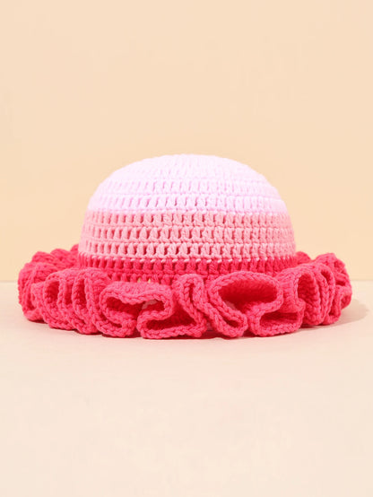 Handmade Crochet Hollow Knitted Bucket Hat