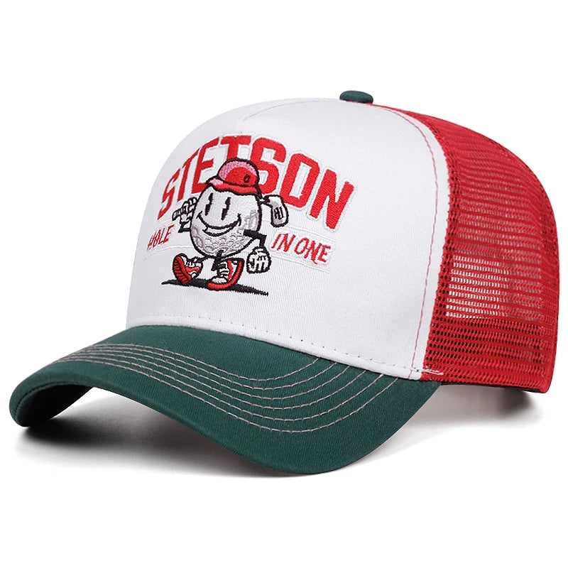 Stetson Snowman Mesh Baseball Cap
