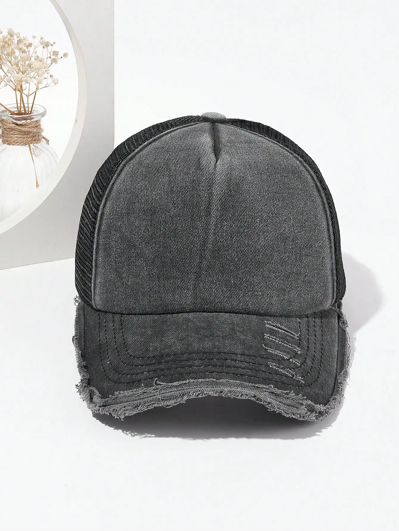 Washed Retro Hip Hop Snapback Cap