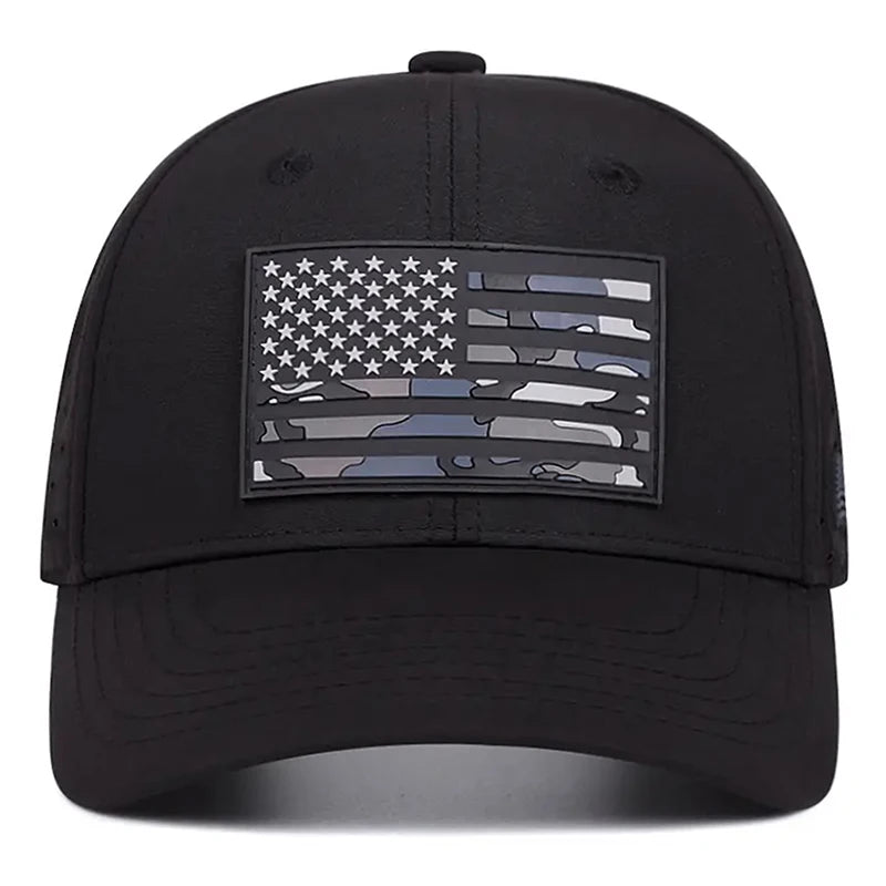 American Flag Skateboarding Baseball Hat