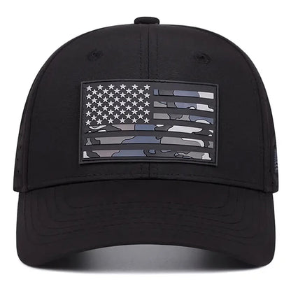 American Flag Skateboarding Baseball Hat