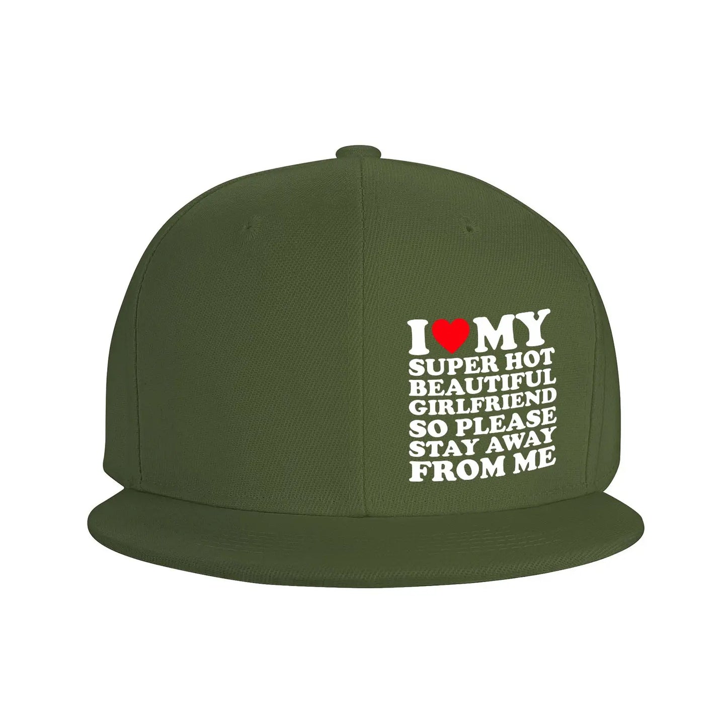 I Love My Girlfriend Streetwear Snapback Cap