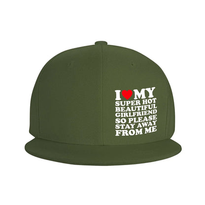 I Love My Girlfriend Streetwear Snapback Cap