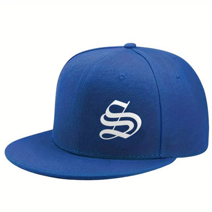 Gothic Letter S Baseball Snapback Cap