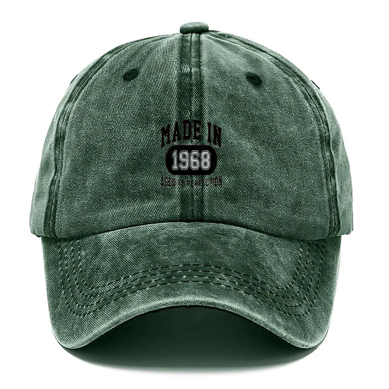 1968 Vintage Washed Cotton Retro Classic Baseball Cap
