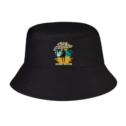 Surf Paradise Summer Vacation Retro Bucket Hat