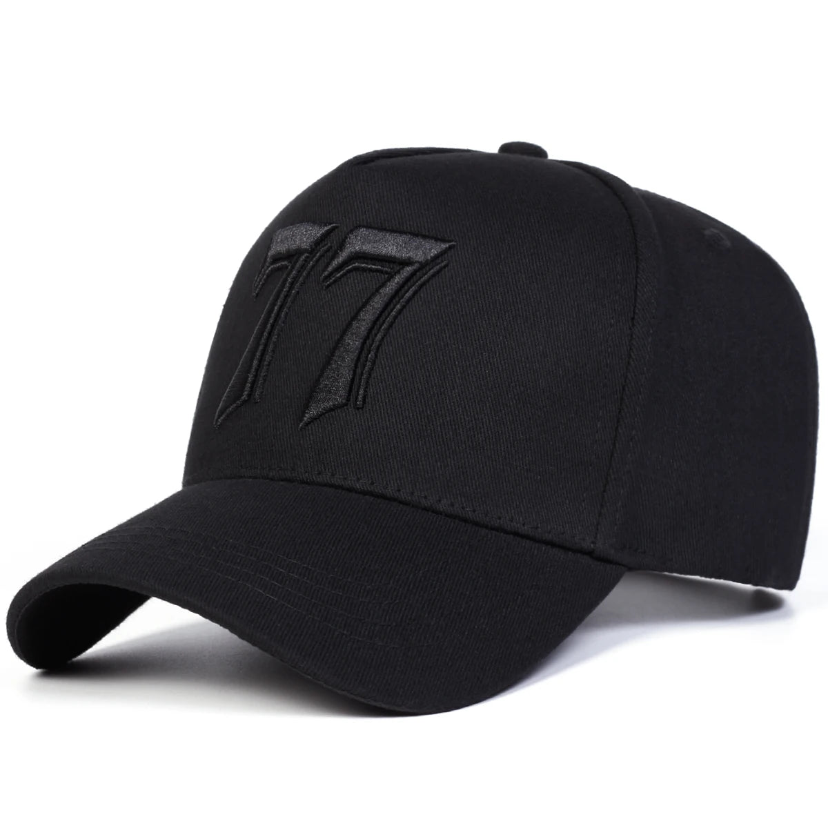 Unisex 77 Letter Embroidery Adjustable Baseball Cap