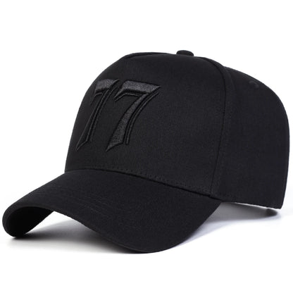 Unisex 77 Letter Embroidery Adjustable Baseball Cap