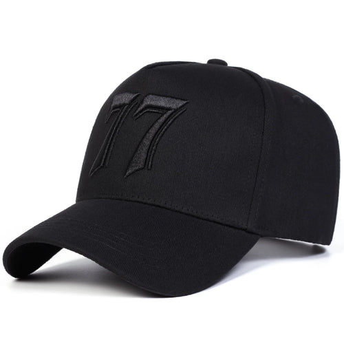 Unisex 77 Letter Embroidery Adjustable Baseball Cap