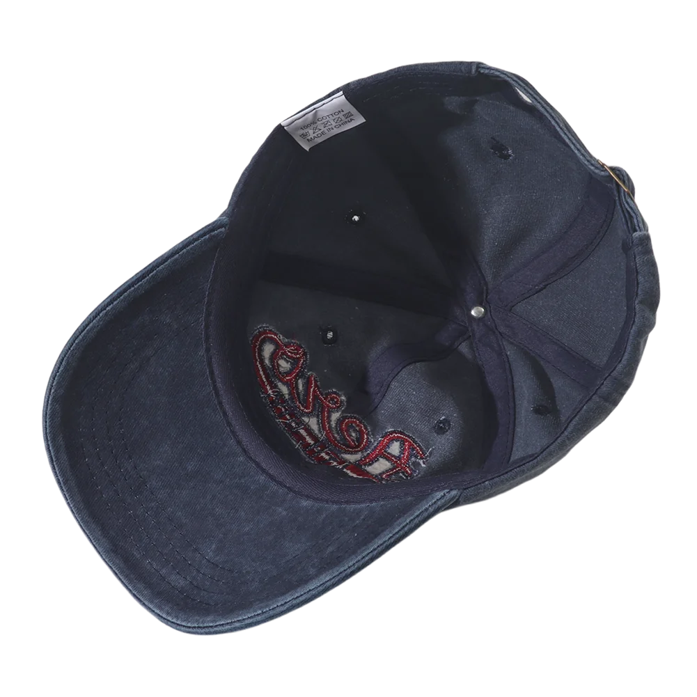 Retro Washed Embroidered Baseball Cap
