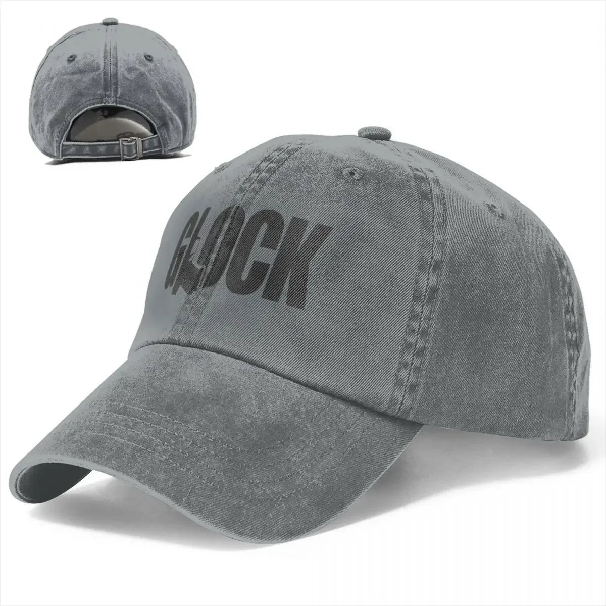 Glock Tactical Distressed Denim Snapback Cap