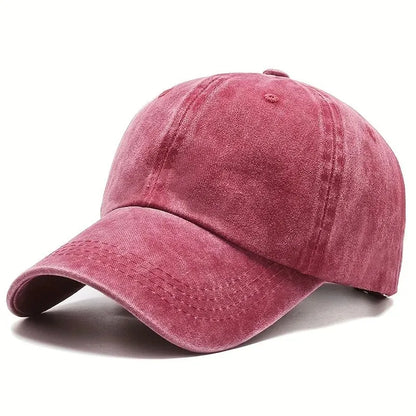 Men Women Unisex Baseball Cap Adjustable Solid Color Casual Hat