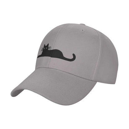 Black Cat Y2K Kpop Rock Casual Baseball Cap