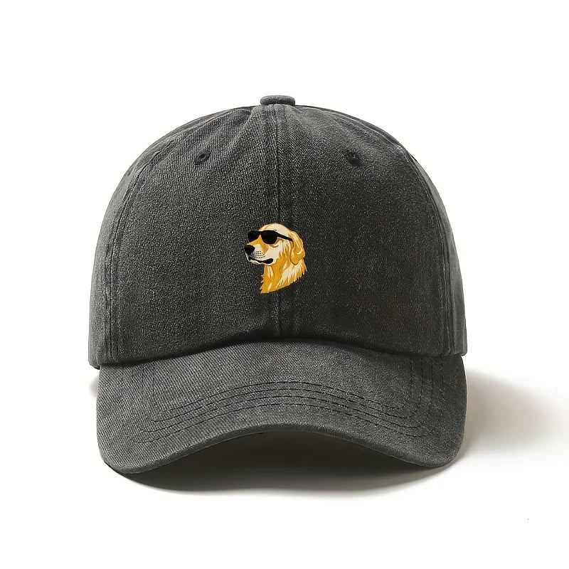 Golden Retriever Printed Baseball Cap