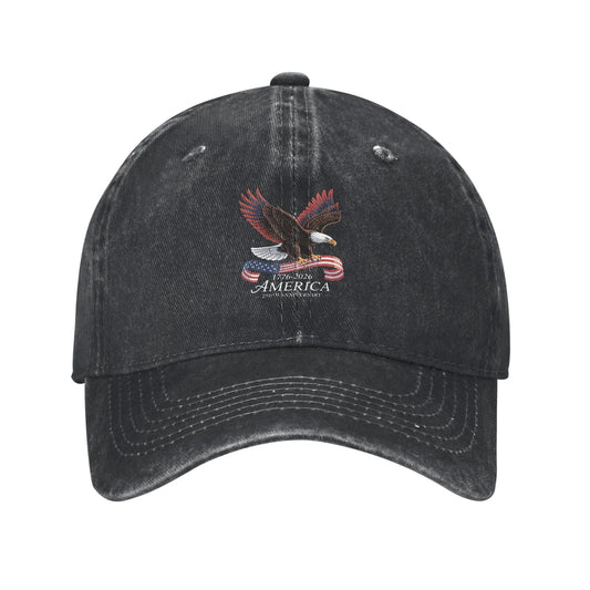 Americas 250th Birthday Celebration Baseball Cap