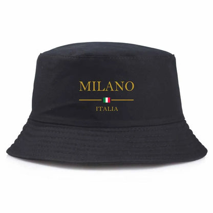 Unisex “MILANO” Printed Streetwear Fisherman Hat