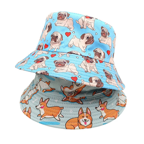 Unisex Animal Print Double Sided Bucket Hat