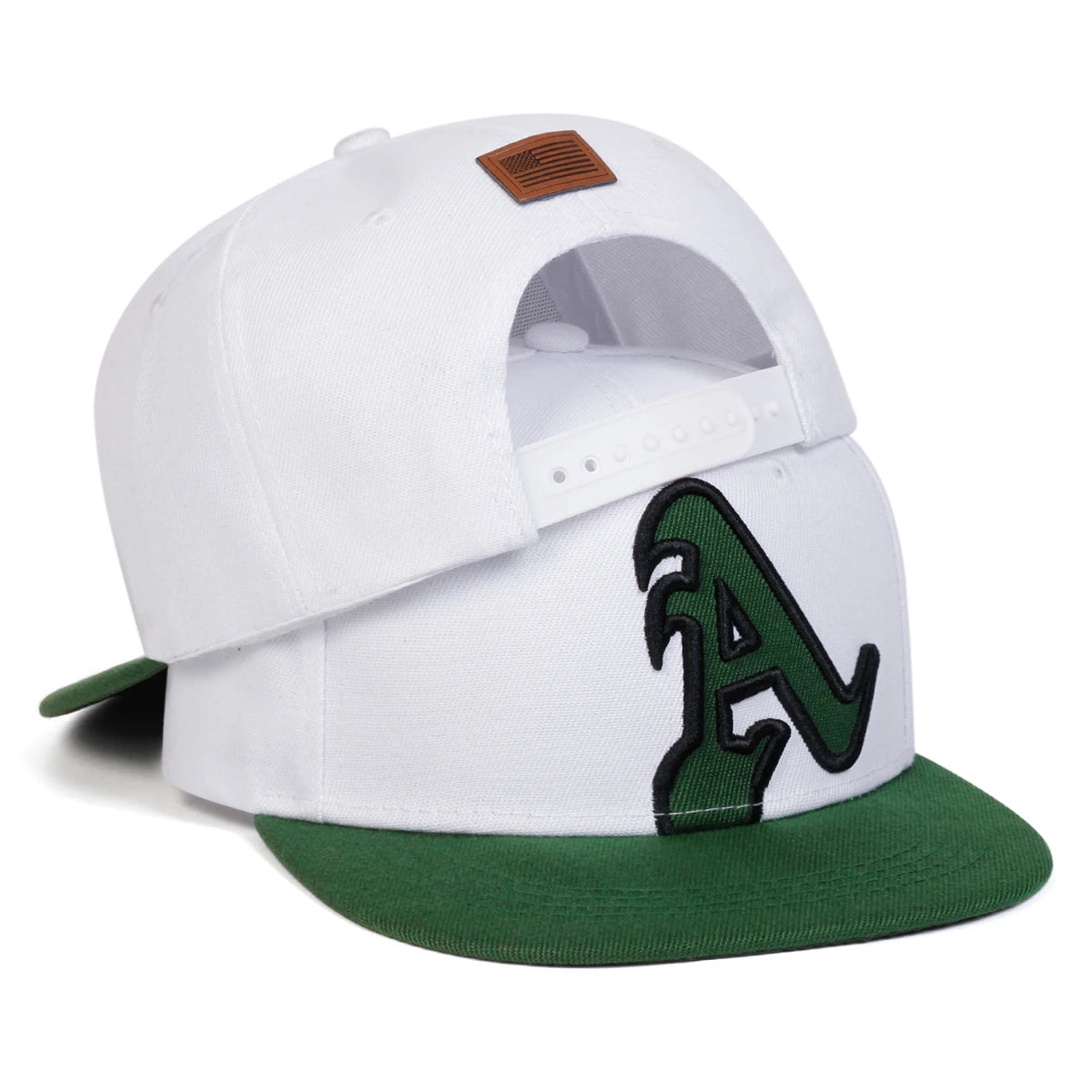 A Letter American Flag Embroidered Hip Hop Baseball Hat