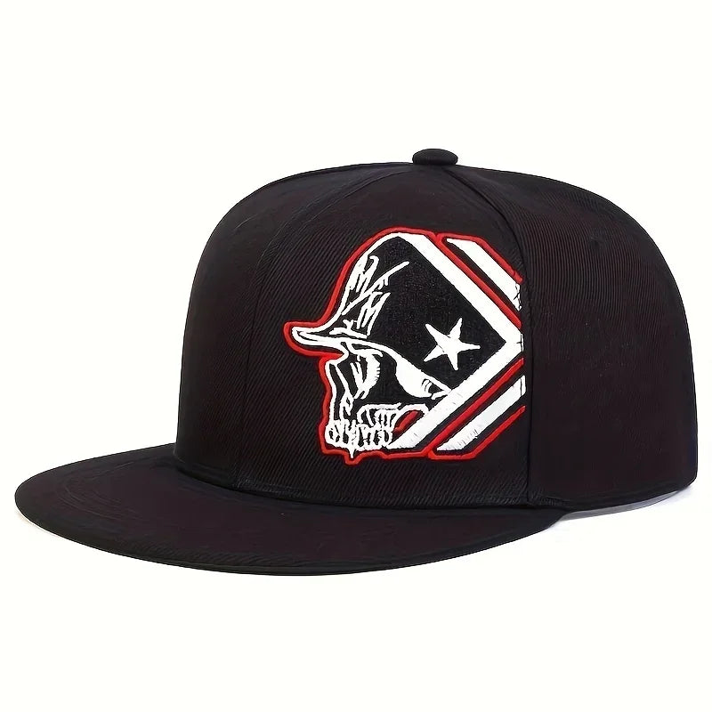 Unisex Skeleton Embroidery Baseball Cap