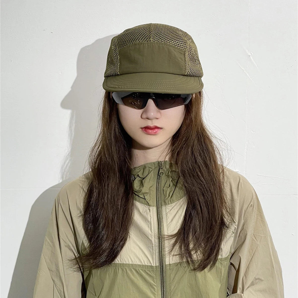 Korean Quick Dry Mesh Breathable Snapback Cap