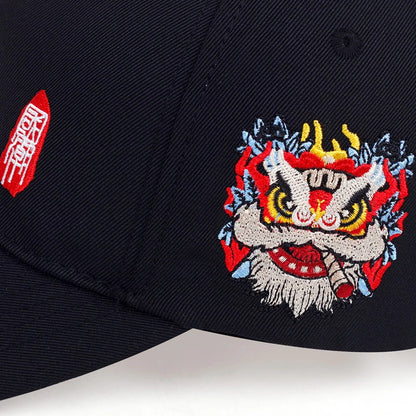 Chinese Style Embroidered Snapback Baseball Cap