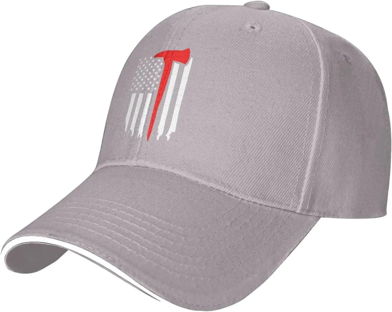 Thin Red Line Firefighter Flag Baseball Cap