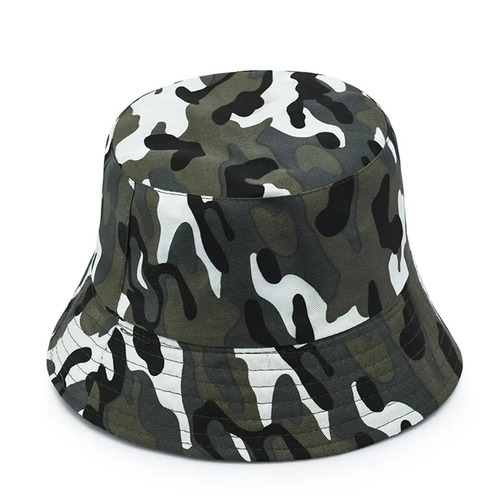 Camouflage Foldable Wide Brim Bucket Hat