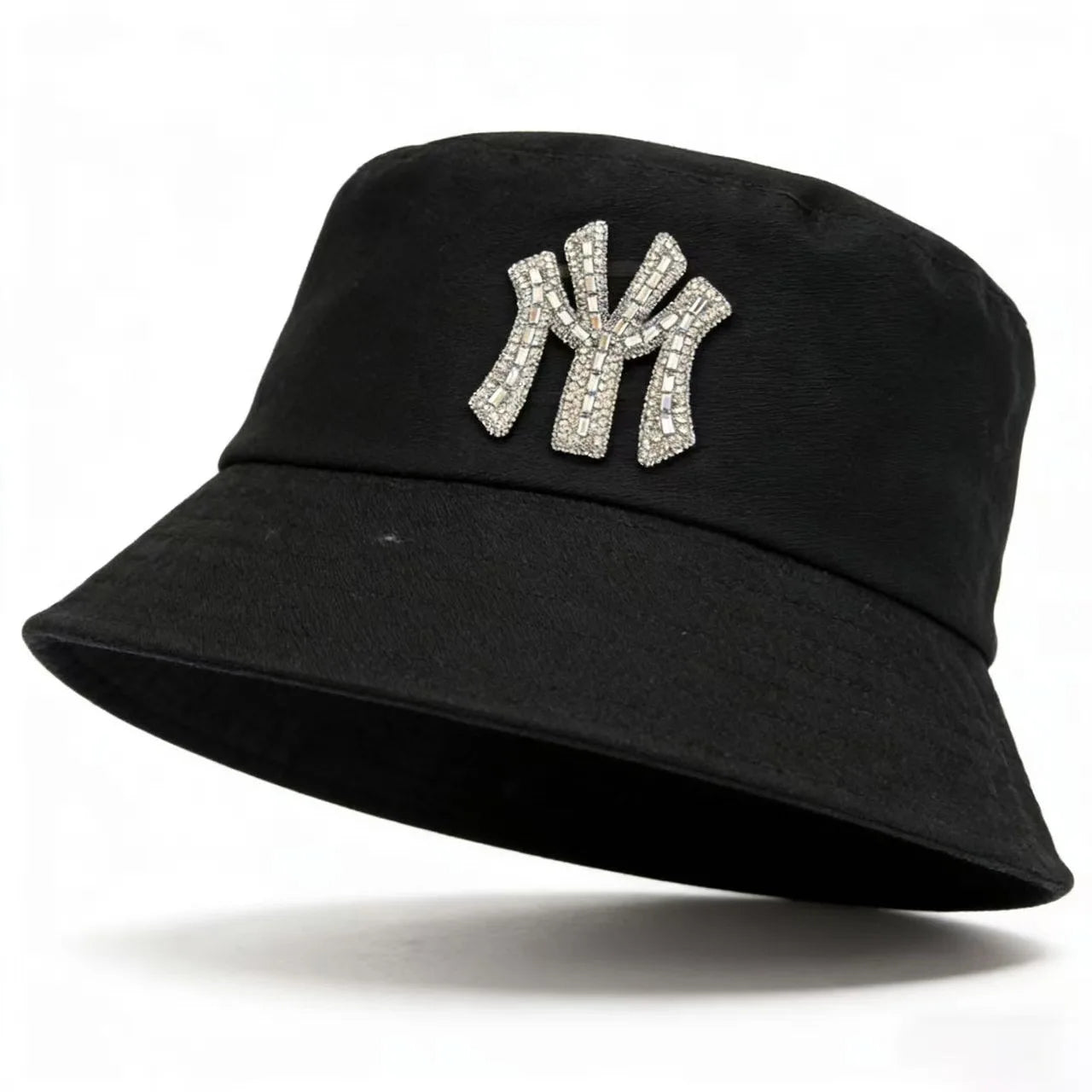 Luxury Cotton Diamond Solid Color Bucket Hat