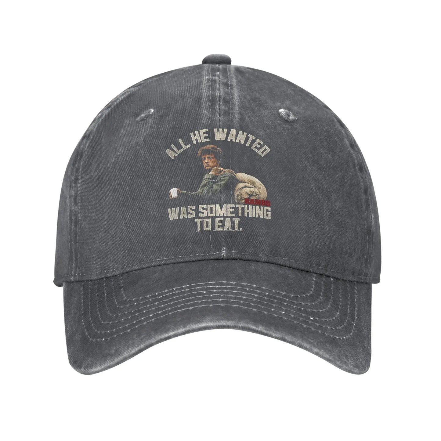 Vintage Distressed 1982 First Blood Rambo Baseball Cap