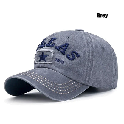 Dallas 3D Embroidered Unisex Snapback Cap
