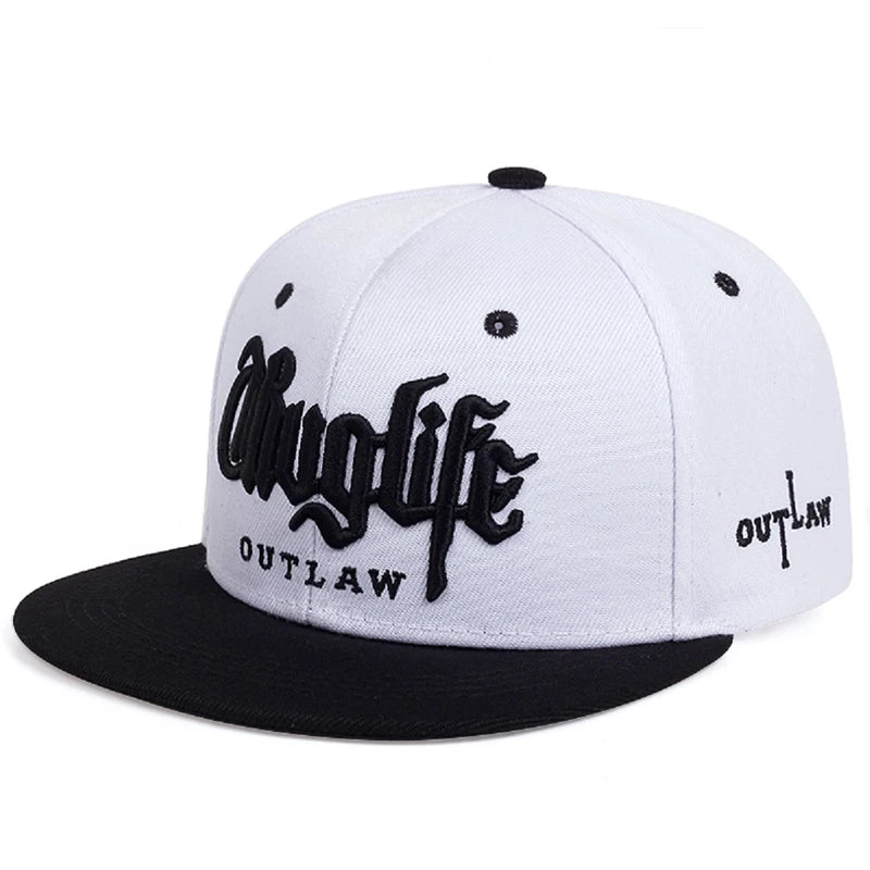 Children Riot LIFE Embroidered Street HipHop Snapback Cap