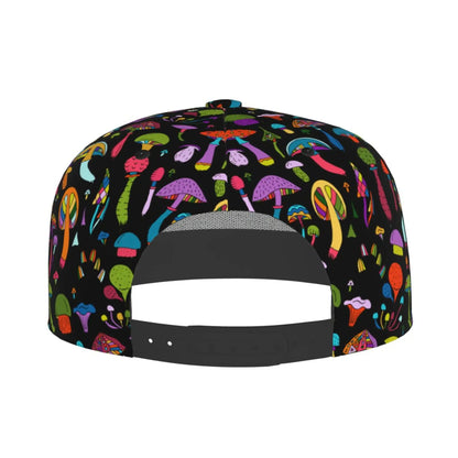 Unisex Colorful Goth Mushroom Snapback Baseball Cap
