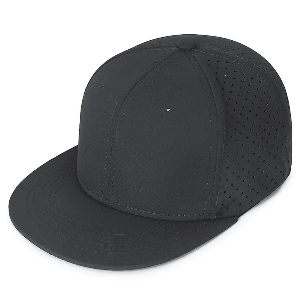 High Quality Solid Flat Brim Baseball Cap