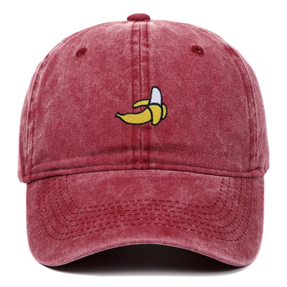 Banana Embroidered Outdoor Sunshade Baseball Cap