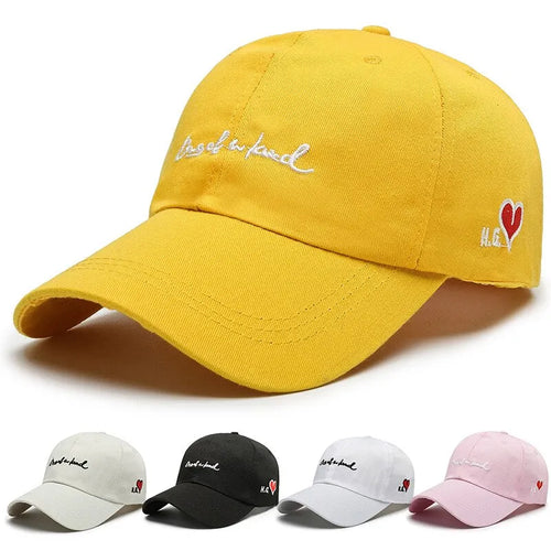 Love Embroidery Polyester Cotton Baseball Hat