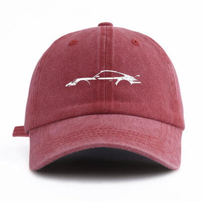 Vintage 911 Print Minimalist Dad Baseball Cap