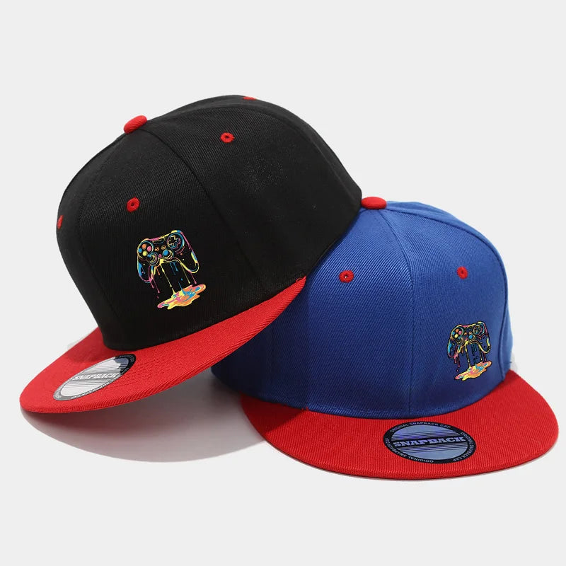 Two Color Block American Snapback Cap