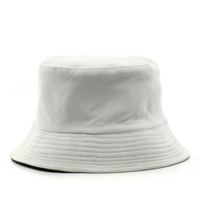 Corduroy Bucket Hat For Women Men New