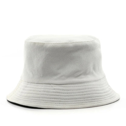 Corduroy Bucket Hat For Women Men New