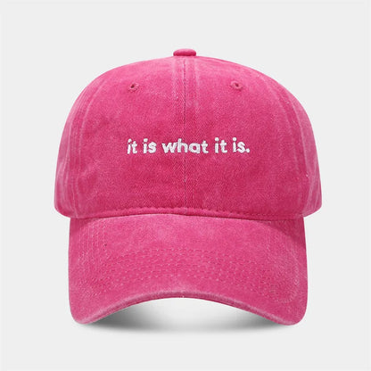 Four Seasons Cotton Letter Casquette Baseball Cap