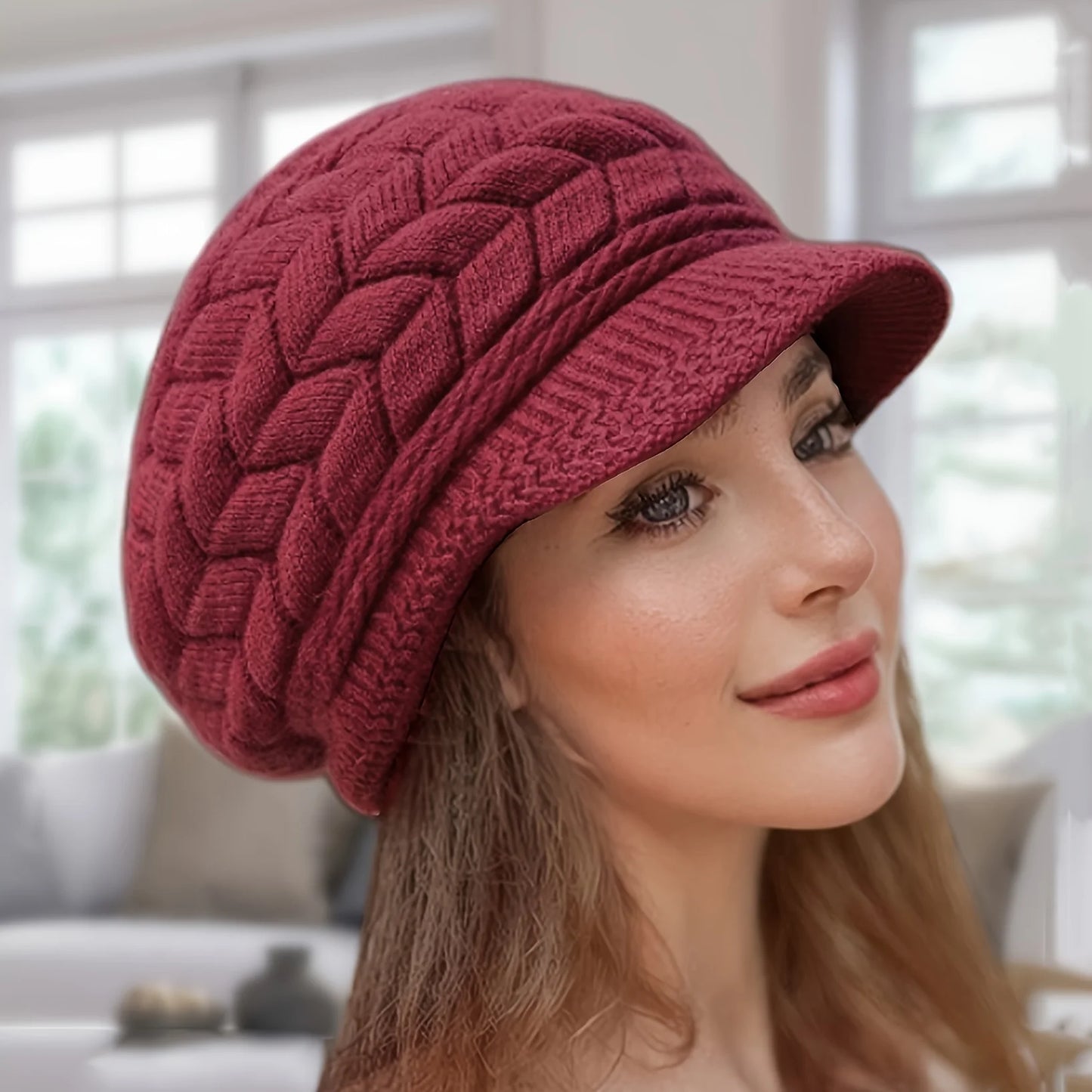 Retro Winter Knitted Sports Baseball Cap