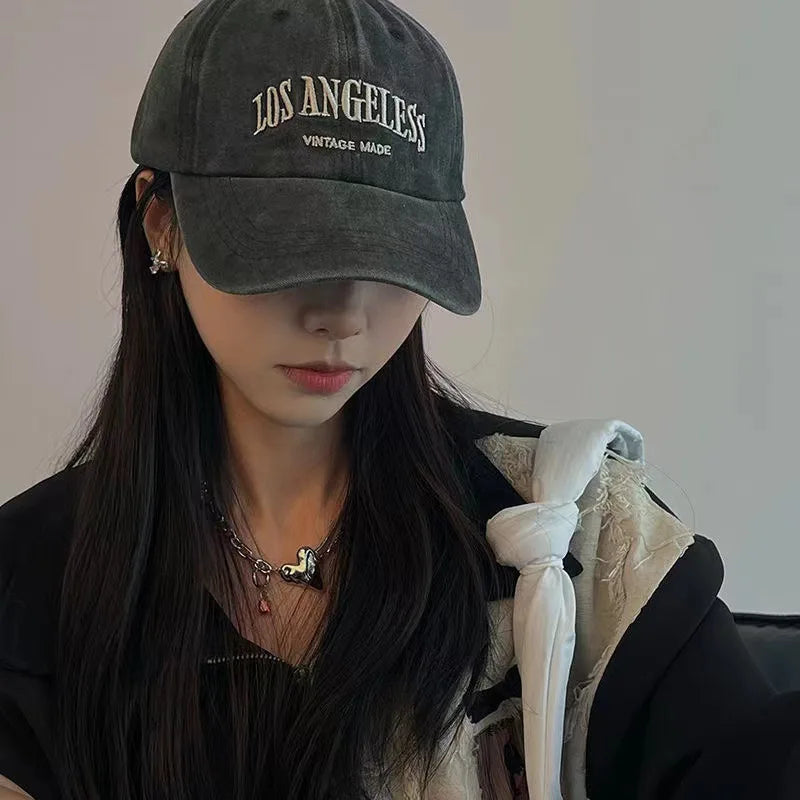 Casual Retro Cotton Embroidery Baseball Cap