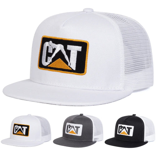 Unisex CT Letter Embroidery Hip-hop Net Hats