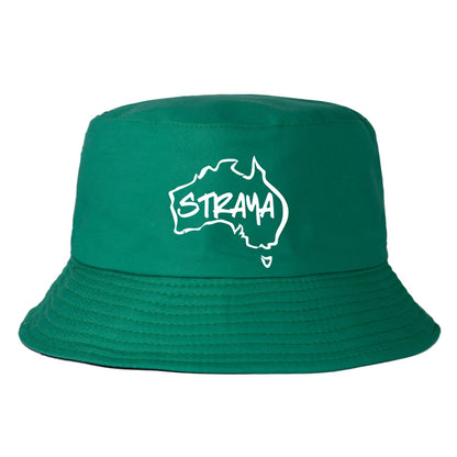 Straya Australia Map Print Bucket Hat