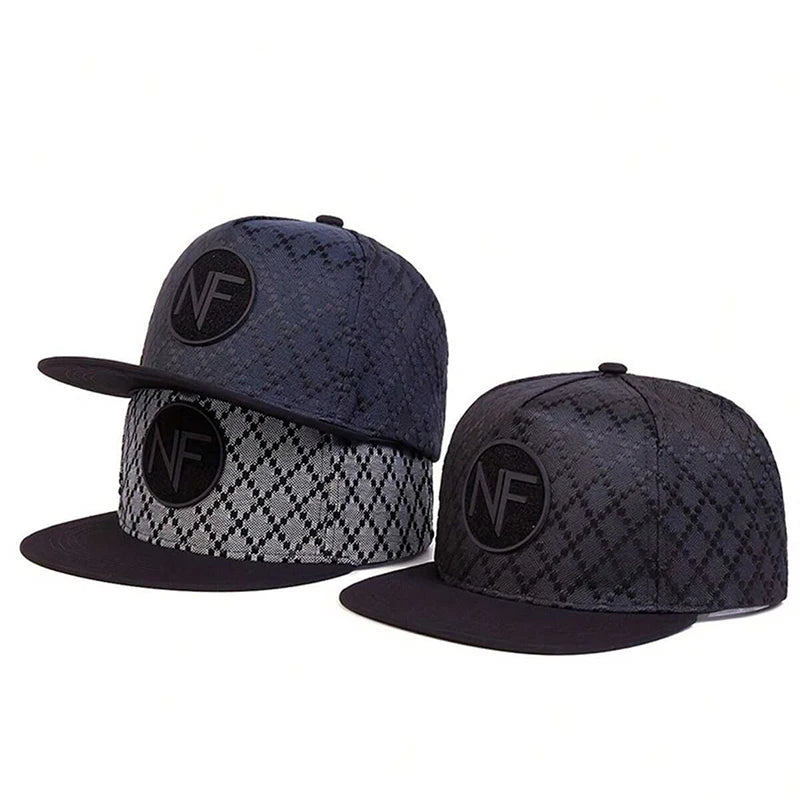 Men's Fashion NF Letter Embroidered Snapback Cap