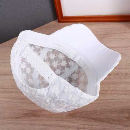 Korean Lace Flower Mesh Baseball Cap